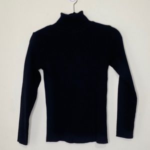Epogee merino wool blend ribbed turtleneck